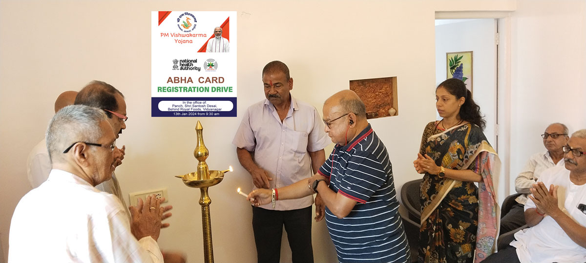Registration drive for Abha card & PM Vishwakarma Yojna.