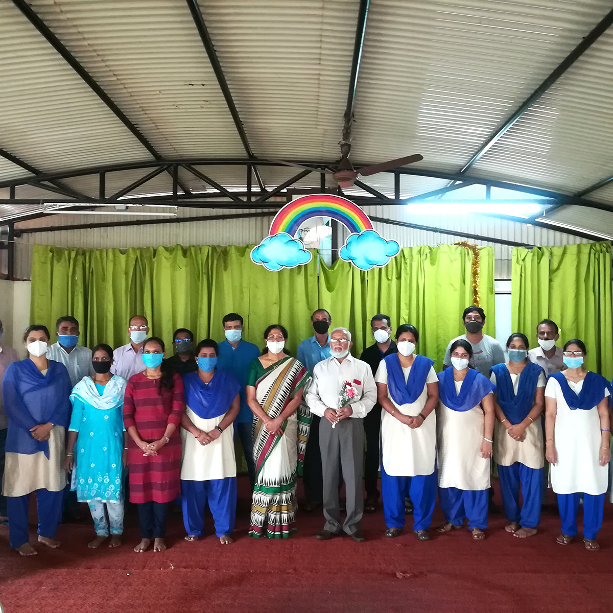 Principal and teachers felicitated Principal and teachers felicitated