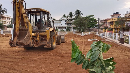 Aman colony mud filling