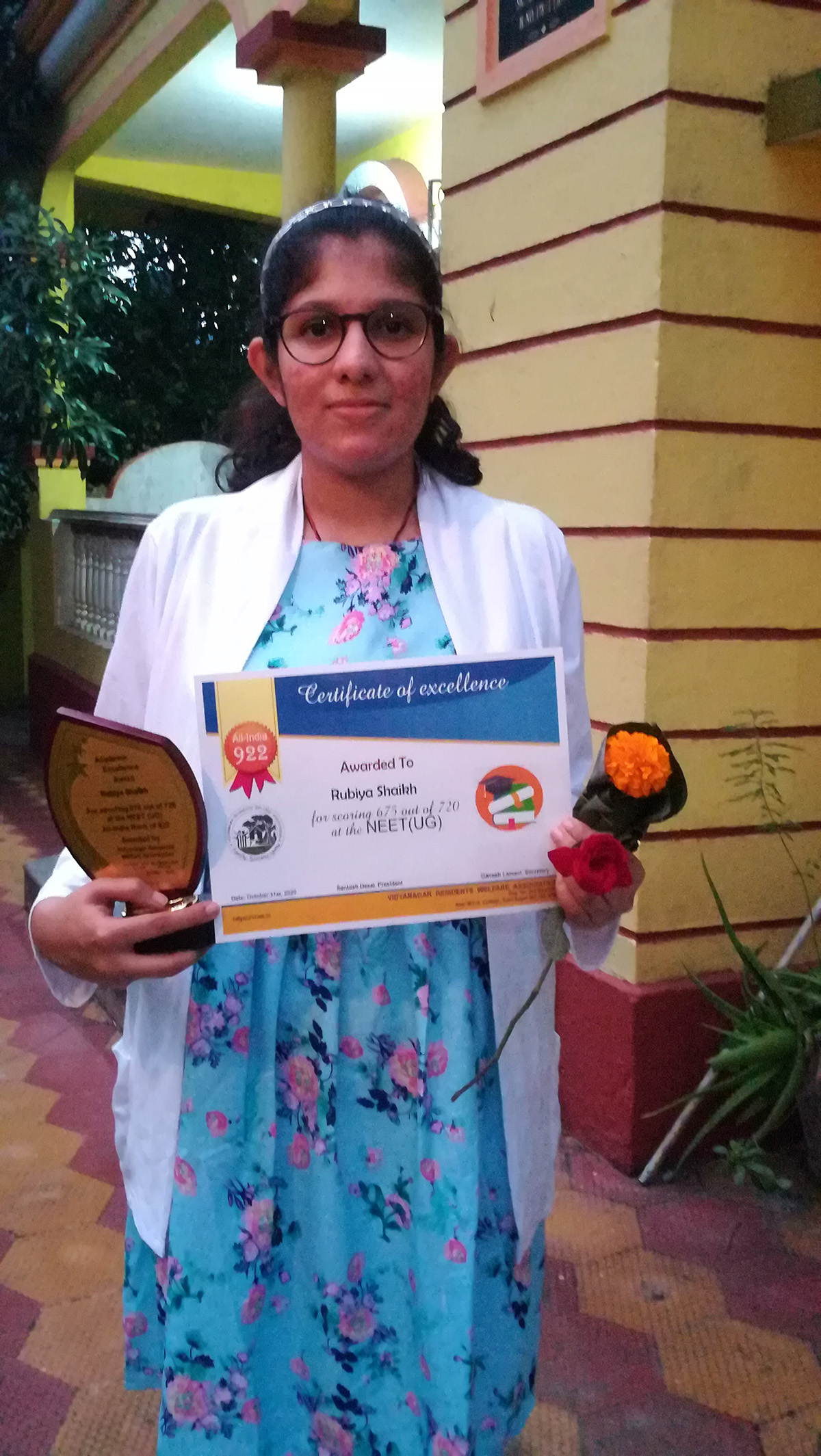 Meritorious student felicitated  Meritorious student felicitated