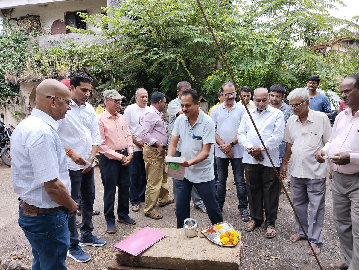 Inauguration of flood control drain at Bharat Nagar Colony. Inauguration of flood control drain at Bharat Nagar Colony.