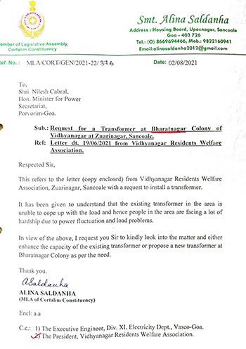 New transformer sanctioned