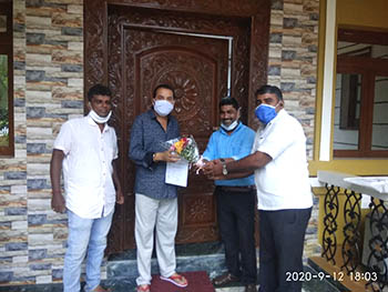 New Sarpanch felicitated New Sarpanch felicitated