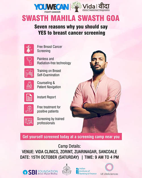 FREE BREAST SCREENING & TREATMENT CAMP 15 Oct 9 a.m. to 4 p.m.