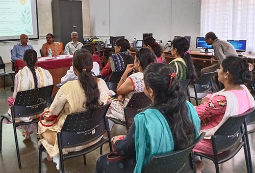 Inauguration of Computer literacy classes for housewives.