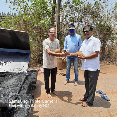 Jay kisan - Airway colony road hot mixed.