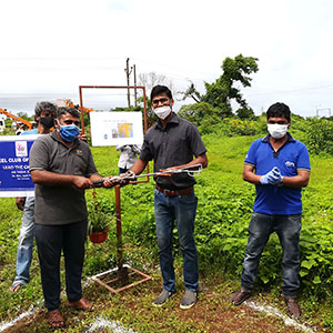 Snake catching tools gifted