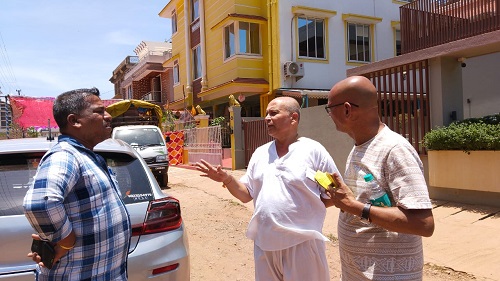 Road inspection by PWD Engineer Road inspection by PWD Engineer