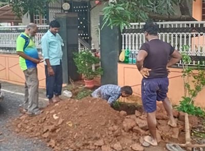 Chocked pipeline located and cleaned.