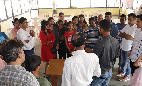 Program on snakes by Vidyanagar association with Stephen Johnson.