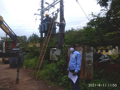 Suryanagar transformer upgraded