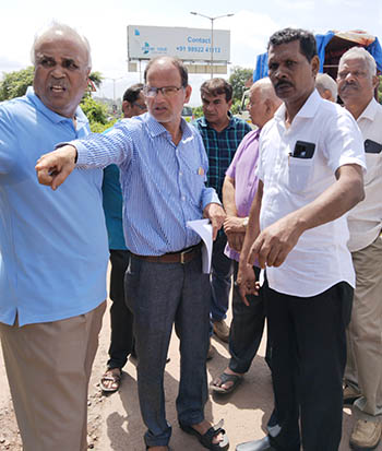 Cortalim MLA Shri Antonio Vaz Visits Vidyanagar. Cortalim MLA Shri Antonio Vaz Visits Vidyanagar.