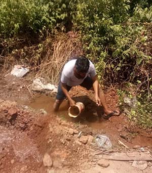Water pipeline repaired