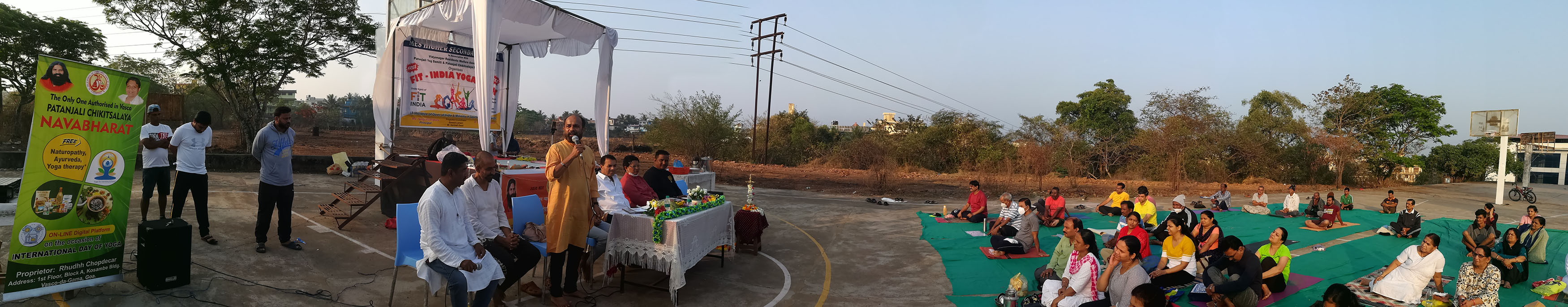 Final day of Yoga Program.